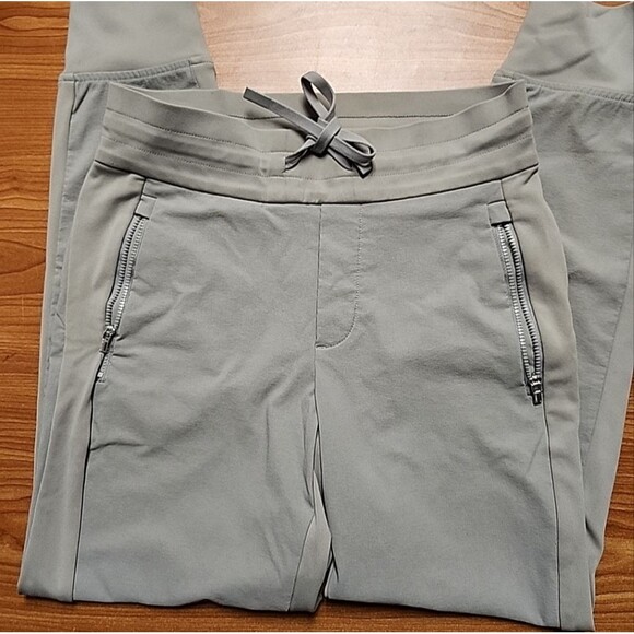 Athleta Headlands Hybrid Trek Mid Rise Jogger Pants Flagstone Grey Sz 0 - Picture 1 of 13